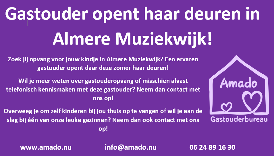 GO Aangeboden Almere Muziekwijk